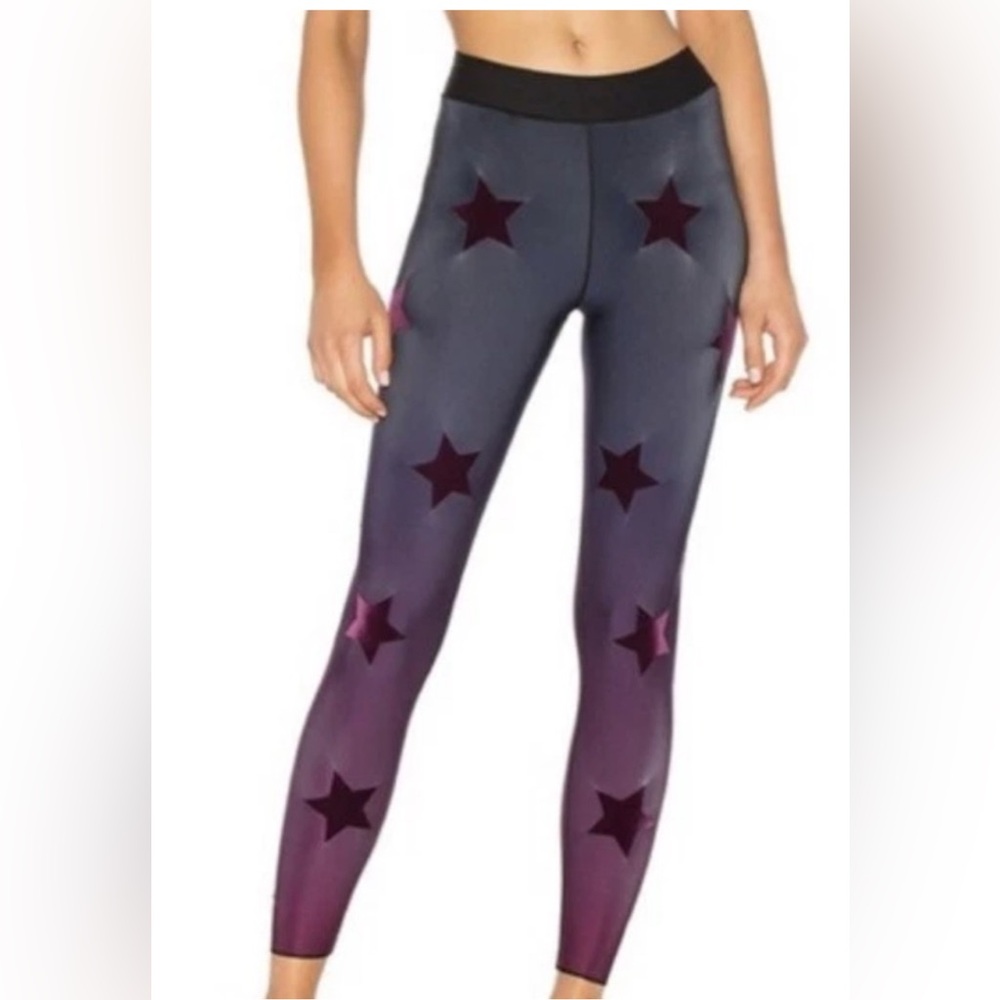 Ultracor Purple Ombré Leggings with Velvet Stars